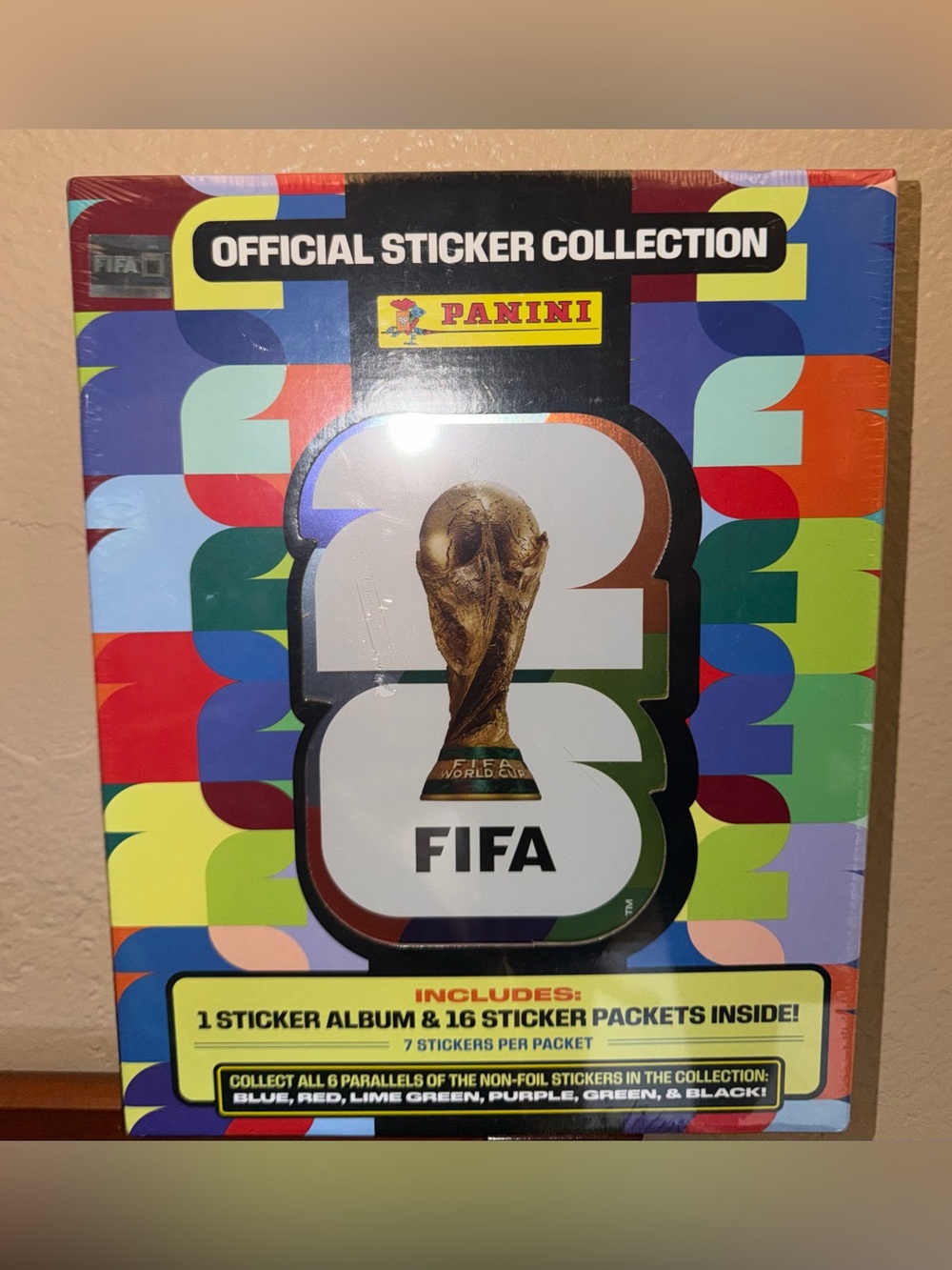 Panini FIFA World Cup 2026 Collectable Tin, Sticker Album & 16 Sticker packets